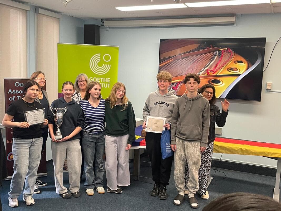 Students at the Ontario High School German Contest